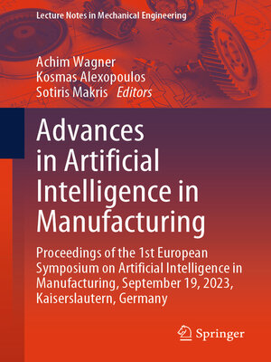 cover image of Advances in Artificial Intelligence in Manufacturing